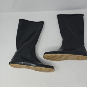 Chooka Boots Fabric‎ Lined Size 8 Preowned Black
